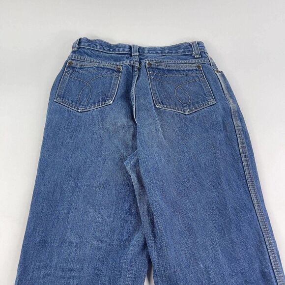 VTG Calvin Klein Union Womens Jeans size 9 Ladies High Rise Straight Denim Pant - Picture 3 of 12